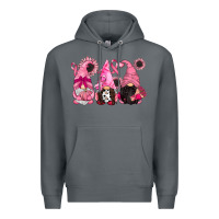 Rock breast cancer gnomes Premium Hoodie - CowGirlArtShop