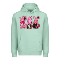 Seafoam breast cancer gnomes Premium Hoodie - CowGirlArtShop
