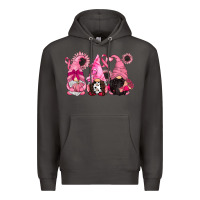 Smoke breast cancer gnomes Premium Hoodie - CowGirlArtShop