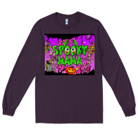 Plum spooky mama tumbler Long Sleeve Tee - BundleAndBundleShop