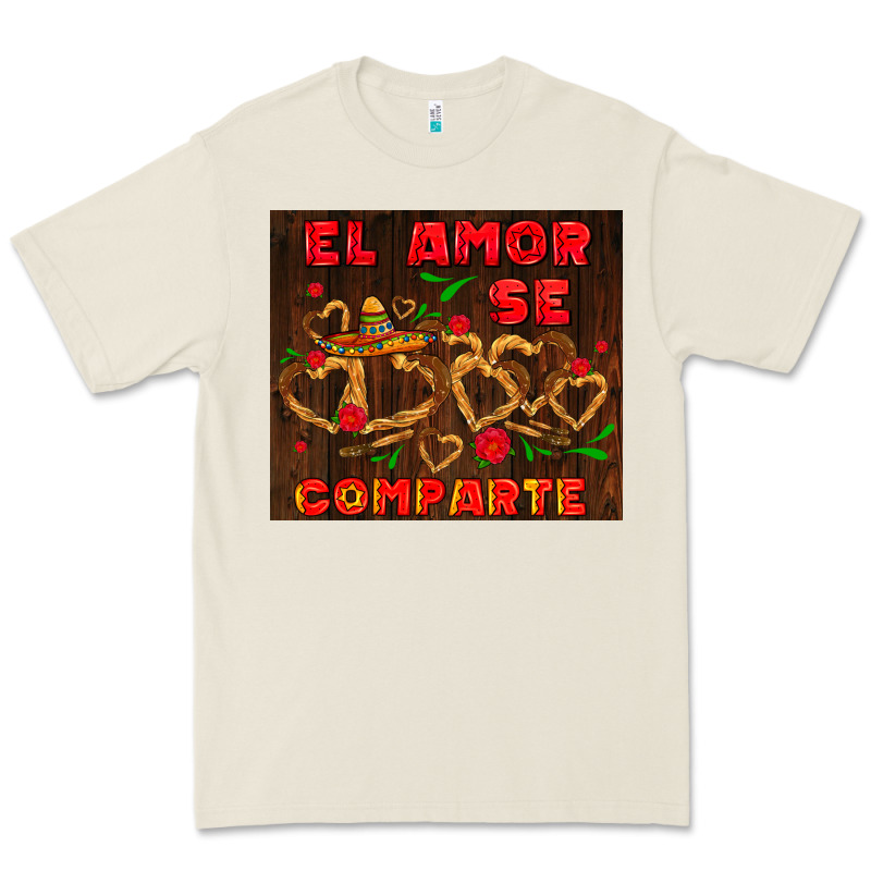 El Amor Se Comparte With Churros Premium Tee by AdoDesignShop | Teevron