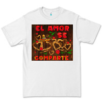 White el amor se comparte with churros Premium Tee - AdoDesignShop