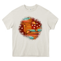Cream fall patch Heavy Core Tee - JahusDesignShop