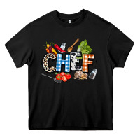Black chef Heavy Core Tee - AdoDesignShop
