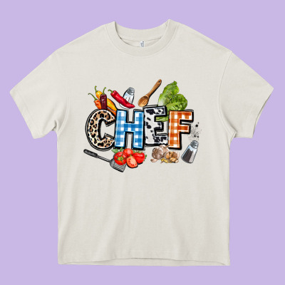 Chef Heavy Core Tee Designed By Adodesignshop