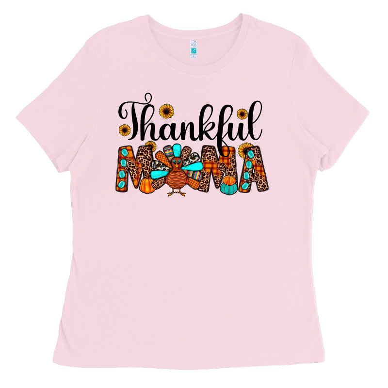 Thankful Mama Ladies Tee by JahusDesignShop | Teevron