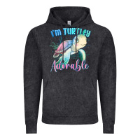 Vintage Black im turtley adorable turtle Vintage Hoodie - MaliasSmallBusiness