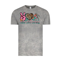 Cloud Rock peace love nursing Vintage Tee - NancyCooperArtShop