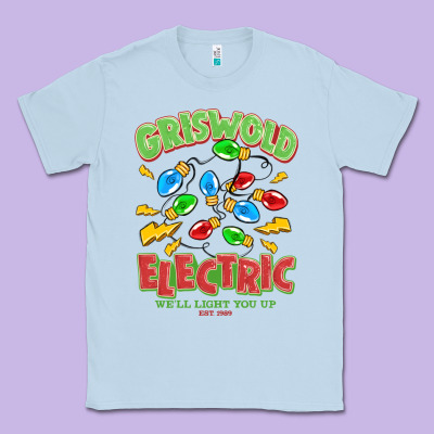 Griswold Electric Christmas Vacation Classic Tee Designed By Maliassmallbusiness