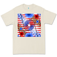Bone patriotic usa flag and sunflower Premium Tee - BundleAndBundleShop