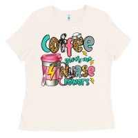 Bone coffee gives me nurse powers Ladies Tee - Jasminsmagicworld