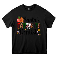 Black santa's favorite dentist Heavy Core Tee - AdoDesignShop