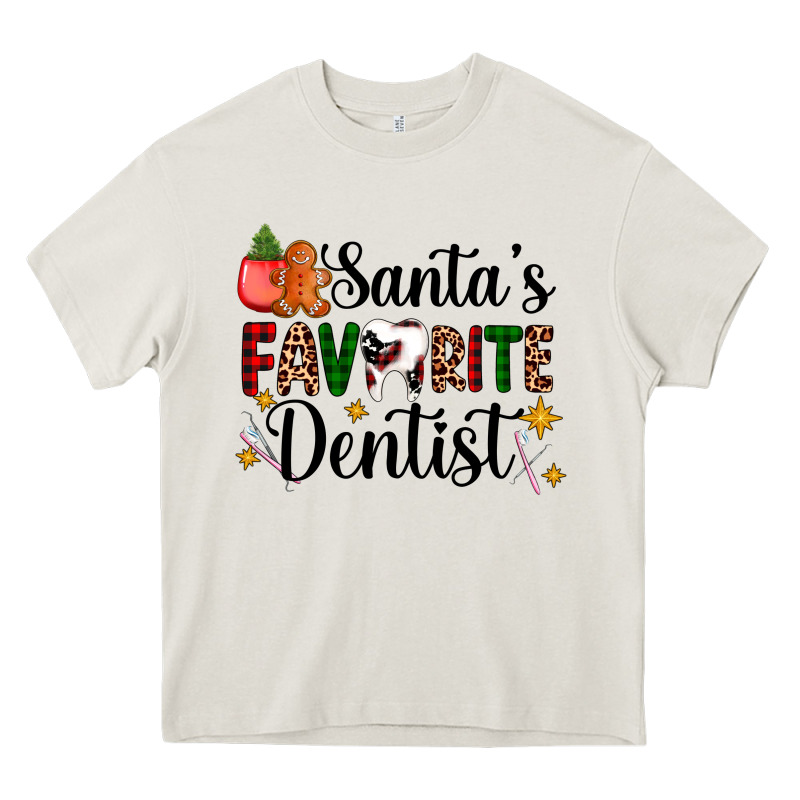 Santa's Favorite Dentist Heavy Core Tee by AdoDesignShop | Teevron