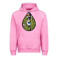 Fuchsia Pink mexican teardrop  3 Urban Hoodie - BundleAndBundleShop