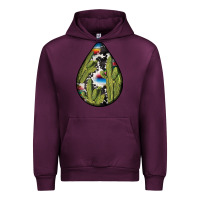 Mauve Wine mexican teardrop  3 Urban Hoodie - BundleAndBundleShop