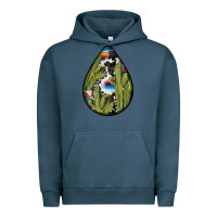 Pigment Midnight Navy mexican teardrop  3 Urban Hoodie - BundleAndBundleShop