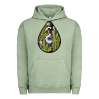 Pigment Oil Green mexican teardrop  3 Urban Hoodie - BundleAndBundleShop
