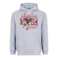 Heather Grey Best mom ever Mother's Day Heavyweight Hoodie - CowGirlArtShop