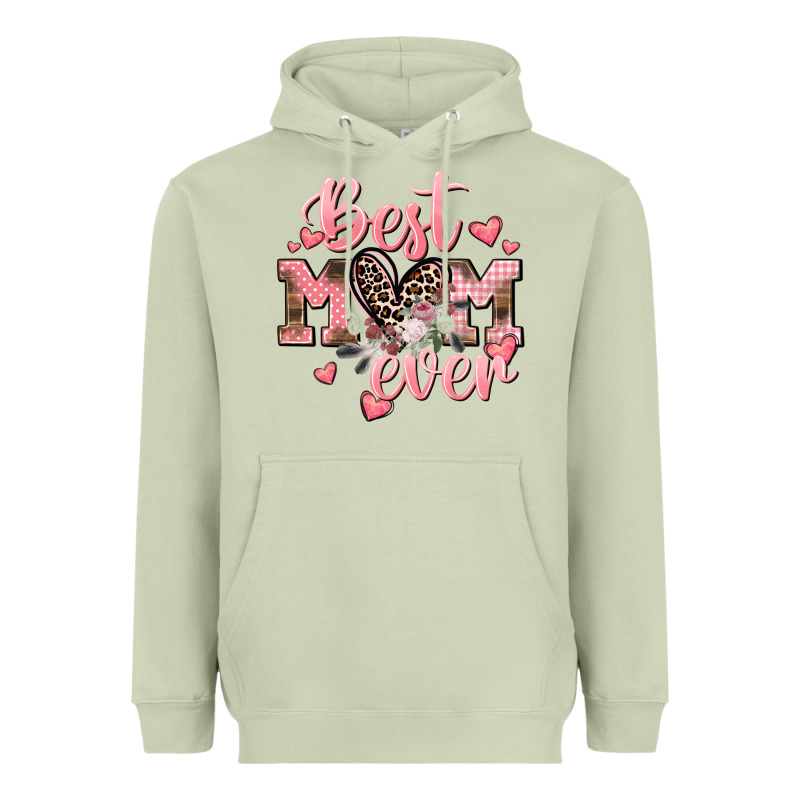 Best Mom Ever Mother's Day Heavyweight Hoodie by CowGirlArtShop | Teevron