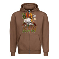 Chestnut Boo haw Zipper Hoodie - NancyCooperArtShop