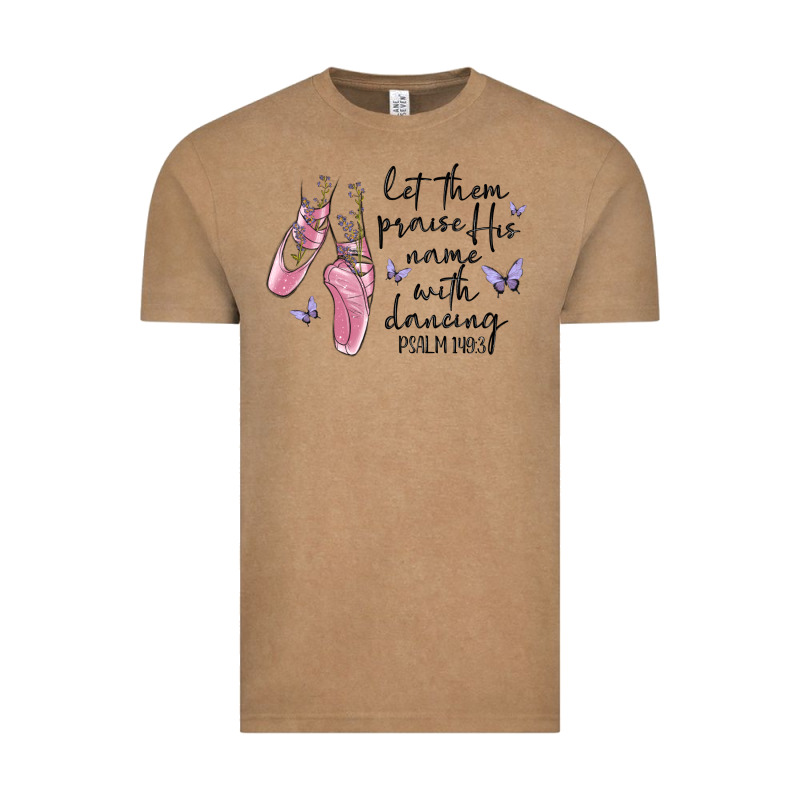 Let Them Praise His Name With Dancing Vintage Tee by MaliasSmallBusiness | Teevron