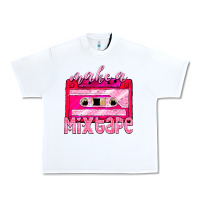 White make a mixtape cassette Urban Heavy Tee - NancyCooperArtShop