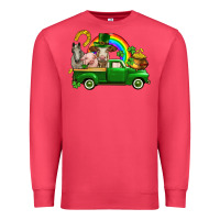 Cardinal St. Patrick's Day farm animals Premium Sweatshirt - CowGirlArtShop