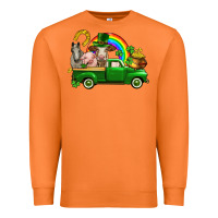 Carrot St. Patrick's Day farm animals Premium Sweatshirt - CowGirlArtShop