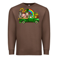Chestnut St. Patrick's Day farm animals Premium Sweatshirt - CowGirlArtShop