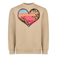 Mushroom valentine s day colorful heart Heavyweight Sweatshirt - LillyAllenDesigns