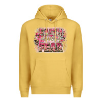 Antique Gold faith over fear breast cancer 12 inches 300 dpi Premium Hoodie - CowGirlArtShop