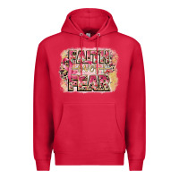 Cardinal faith over fear breast cancer 12 inches 300 dpi Premium Hoodie - CowGirlArtShop
