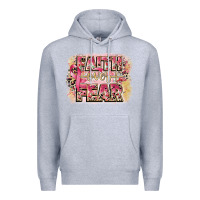 Faith Over Fear Breast Cancer 12 Inches 300 Dpi Premium Hoodie | Teevron