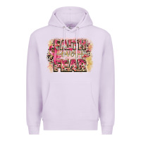 Lilac faith over fear breast cancer 12 inches 300 dpi Premium Hoodie - CowGirlArtShop