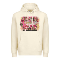 Sandshell faith over fear breast cancer 12 inches 300 dpi Premium Hoodie - CowGirlArtShop