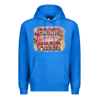 True Royal faith over fear breast cancer 12 inches 300 dpi Premium Hoodie - CowGirlArtShop