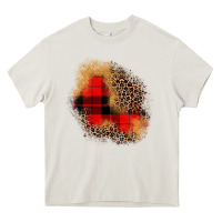 Cream christmas patch Heavy Core Tee - JahusDesignShop