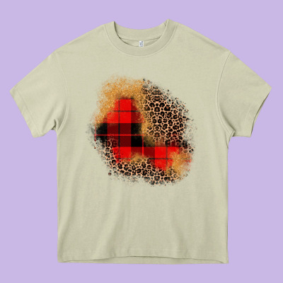 Christmas Patch Heavy Core Tee Designed By Jahusdesignshop