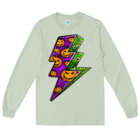 Matcha halloween lightning bolt Long Sleeve Tee - BundleAndBundleShop