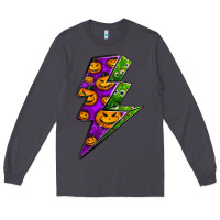 Smoke halloween lightning bolt Long Sleeve Tee - BundleAndBundleShop