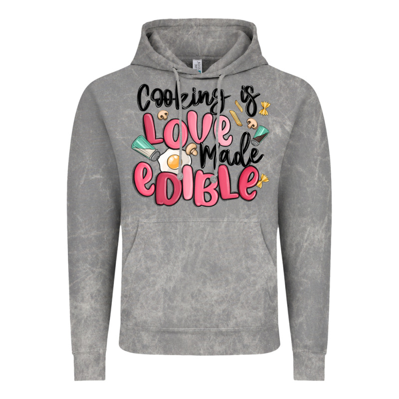 Cooking Is Love Made Edible Vintage Hoodie by MaliasSmallBusiness | Teevron