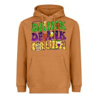 Meerkat Drink drank drunk Mardi Gras Heavyweight Hoodie - HowdyJamesFarm
