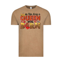 Vintage Coffee on this day a queen was born Vintage Tee - NancyCooperArtShop