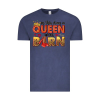 Vintage Denim on this day a queen was born Vintage Tee - NancyCooperArtShop