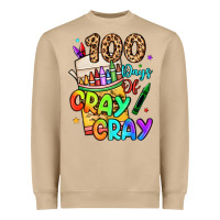 Mushroom 100 days of cray cray Heavyweight Sweatshirt - LillyAllenDesigns