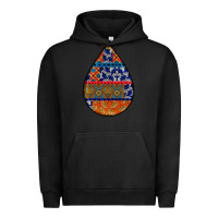 Pigment Black african fabric pattern teardrop earrings 4 Urban Hoodie - BundleAndBundleShop