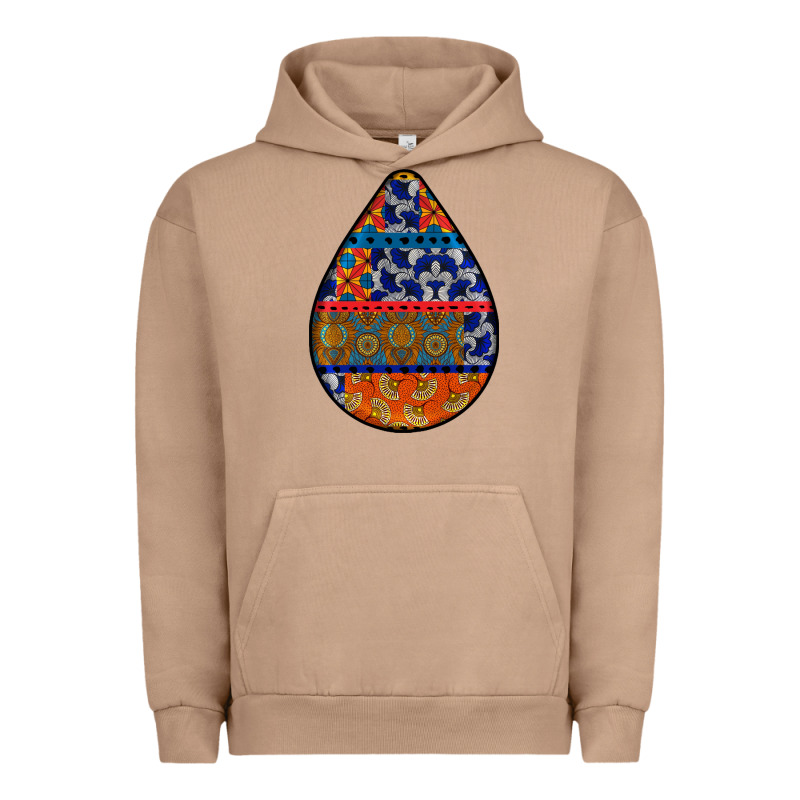 African Fabric Pattern Teardrop Earrings 4 Urban Hoodie by BundleAndBundleShop | Teevron