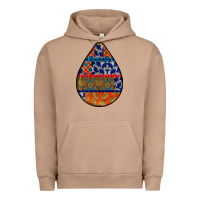 Pigment Burro african fabric pattern teardrop earrings 4 Urban Hoodie - BundleAndBundleShop
