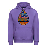 Tulip african fabric pattern teardrop earrings 4 Urban Hoodie - BundleAndBundleShop