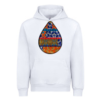 White african fabric pattern teardrop earrings 4 Urban Hoodie - BundleAndBundleShop